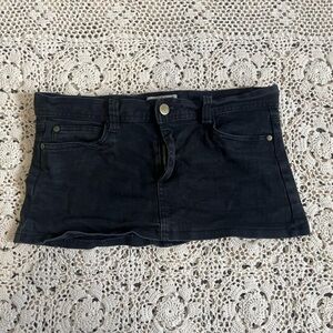 Dark Denim Mini Skirt
